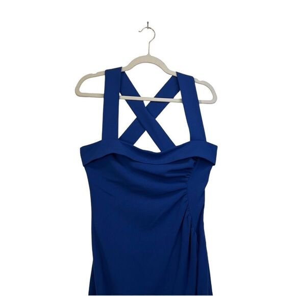Nwt L.K Bennett Royal Cobalt Blue sheath Dress us 8 Kate Middleton designer - Picture 7 of 16